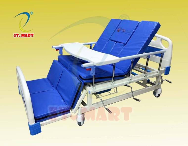 Giường bệnh 2-3 tay quay sơn tĩnh điện HUMED